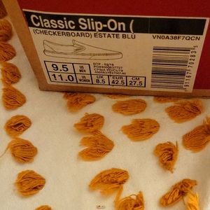 Classic Slip-on Checkerboard Estate BLU